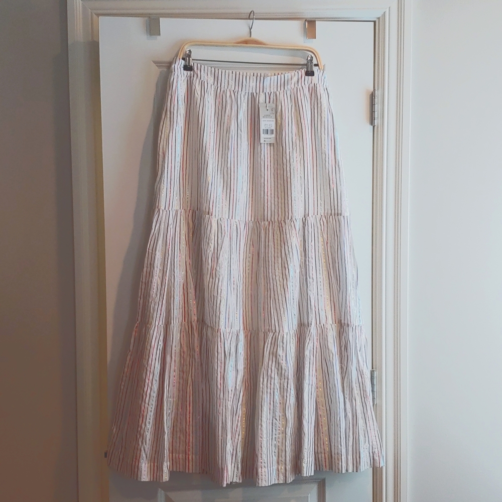 NWT Boden Lorna Tiered Maxi Skirt